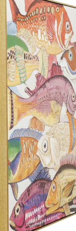 KARE24.se Tavla Fish Meeting 1 - Akryl, 75x100cm - KARE Design Discount