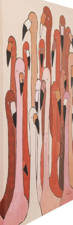 KARE24.se Tavla Flamingo Meeting, 90x120cm - KARE Design Clearance