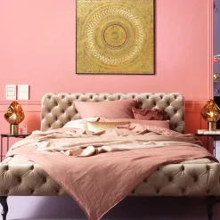 KARE24.se Tavla Geometric Circle Guld, 120x120cm - KARE Design Sale