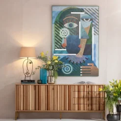 KARE24.se Tavla Geometric Woman - Papperskonst, 100x150cm - KARE Design Sale
