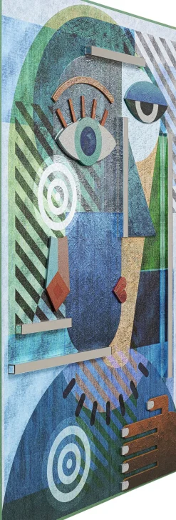 KARE24.se Tavla Geometric Woman - Papperskonst, 100x150cm - KARE Design Sale