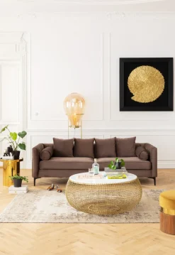 KARE24.se Tavla Golden Snail - Guld, 120x120cm - KARE Design