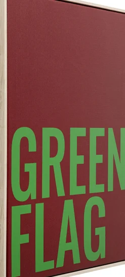 KARE24.se Tavla Green Flag, 40x60cm - KARE Design Outlet