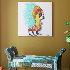 KARE24.se Tavla Headdress Dog, 80x80cm - KARE Design Hot
