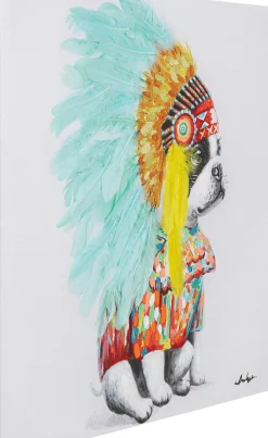 KARE24.se Tavla Headdress Dog, 80x80cm - KARE Design Hot