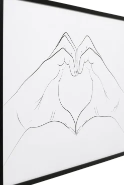KARE24.se Tavla Heart Hands, 103x73cm - KARE Design Hot