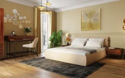 KARE24.se Tavla Illumino - Struktur i Matt Guldfinish, 120x120cm - KARE Design Best