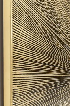 KARE24.se Tavla Illumino - Struktur i Matt Guldfinish, 120x120cm - KARE Design Best