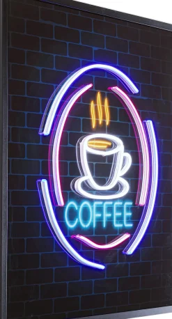 KARE24.se Tavla LED Coffee, 80x80cm - KARE Design Hot