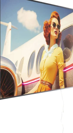 KARE24.se Tavla LED Jetset Lean Lady, 120x80cm - KARE Design Best