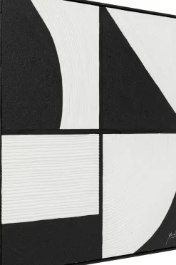 KARE24.se Tavla Modulo - Svart/Vit, 100x100cm - KARE Design