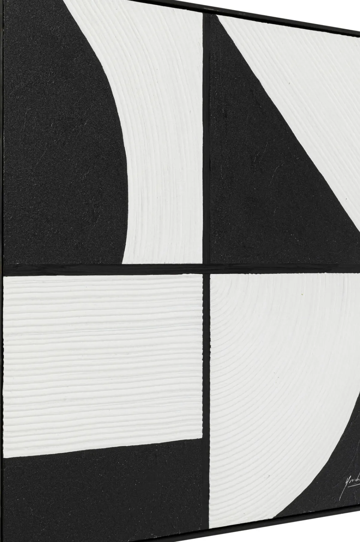 KARE24.se Tavla Modulo - Svart/Vit, 100x100cm - KARE Design