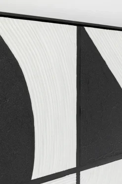 KARE24.se Tavla Modulo - Svart/Vit, 100x100cm - KARE Design