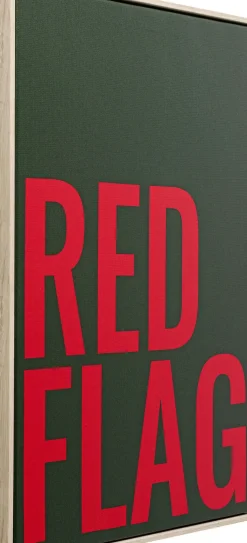 KARE24.se Tavla Red Flag, 40x60cm - KARE Design Outlet