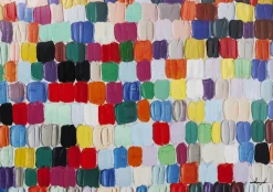 KARE24.se Tavla Touched Colorful Dots 140x200cm - KARE Design Sale