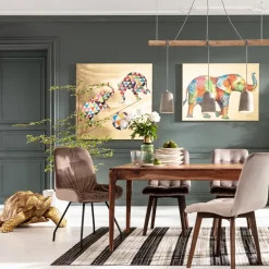 KARE24.se Tavla Touched Flower Elefant 90x120cm - KARE Design Outlet