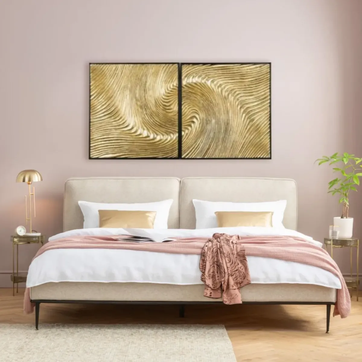 KARE24.se Tavla Wave - 2 Delar, 120x60cm - KARE Design Outlet