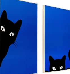 KARE24.se Tavlor Ciao Gatto (2/Set) - KARE Design Sale