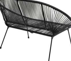 KARE24.se Trädgårdsbänk Acapulco - Svart, 121cm - KARE Design Sale