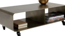 KARE24.se Tv-Bänk Lounge på Hjul - Bronze, 30x90cm - KARE Design Sale