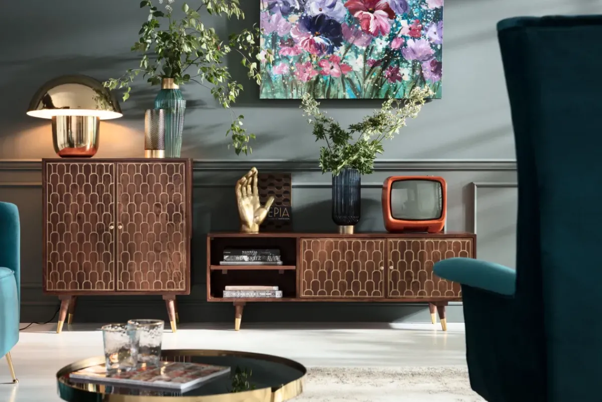 KARE24.se TV-Bänk Muskat - Orientalisk Stil, 50x140cm - KARE Design Discount