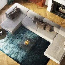 KARE24.se U-Soffa Infinity Malibu Grå, 434cm - KARE Design