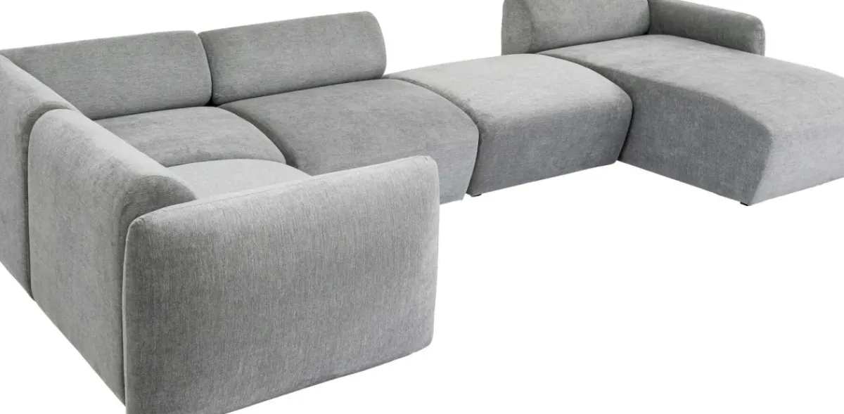 KARE24.se U-Soffa Lucca 2:a - Grå Höger - KARE Design Hot