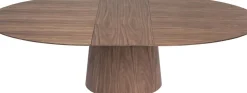 KARE24.se Utdragbart Bord Benvenuto - Ovalt Bord Valnöt, 200-250x110cm - KARE Design Outlet