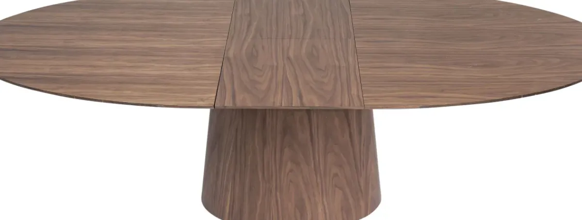 KARE24.se Utdragbart Bord Benvenuto - Ovalt Bord Valnöt, 200-250x110cm - KARE Design Outlet