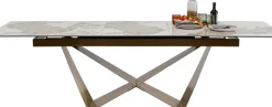 KARE24.se Utdragbart Bord Connesso - Mässing, 200(+60)x100cm - KARE Design Discount