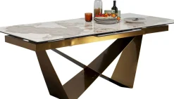 KARE24.se Utdragbart Bord Connesso - Mässing, 200(+60)x100cm - KARE Design Discount