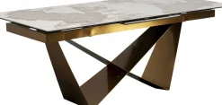 KARE24.se Utdragbart Bord Connesso - Mässing, 200(+60)x100cm - KARE Design Discount