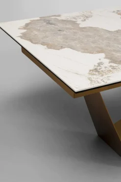 KARE24.se Utdragbart Bord Connesso - Mässing, 200(+60)x100cm - KARE Design Discount