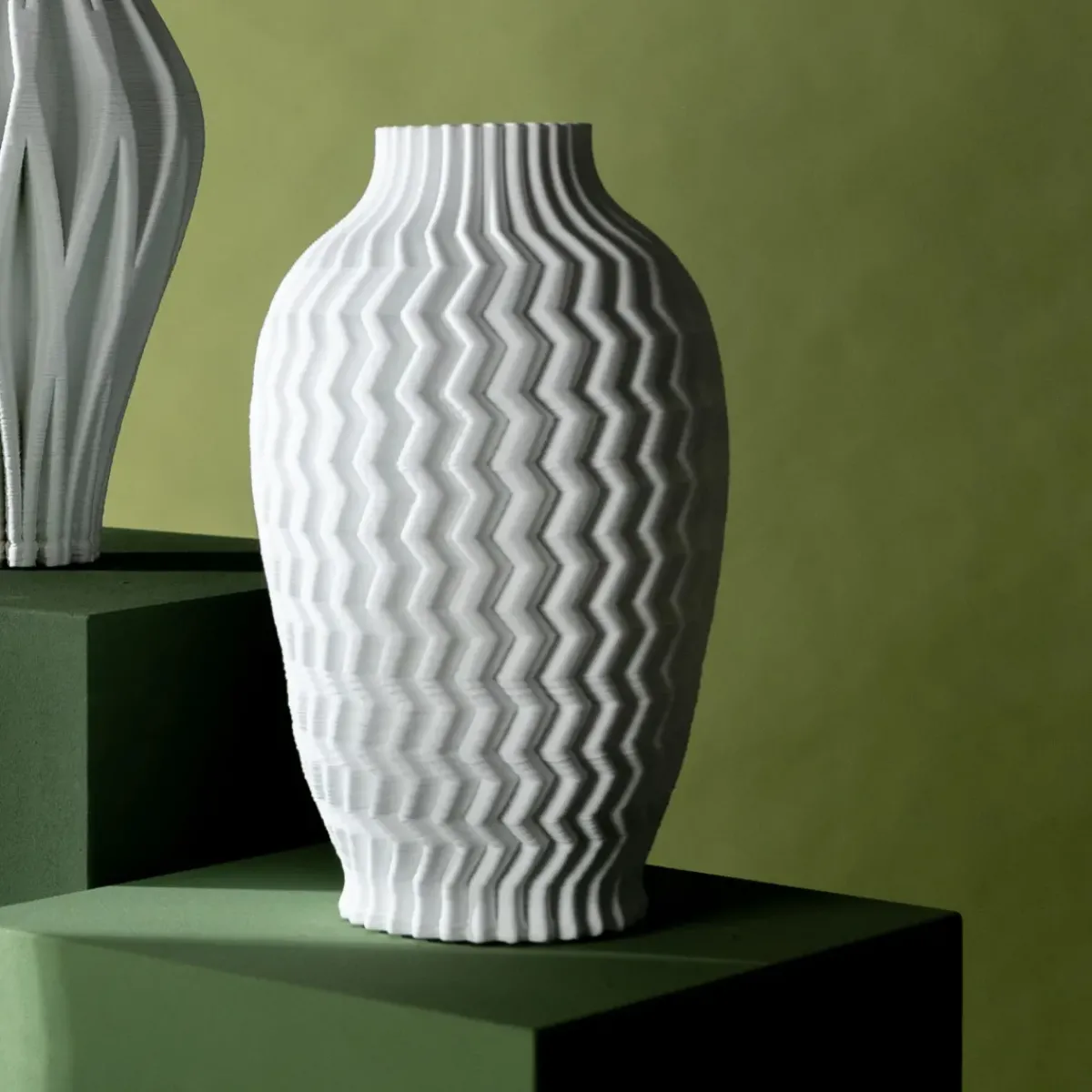 KARE24.se Vas Akira - Oval, vit, 35cm - KARE Design Discount