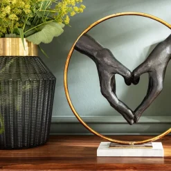 KARE24.se Vas Barfly Blågrå - Glasvas med Dekorativ Mässing - KARE Design Hot