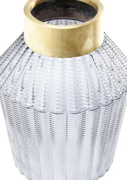 KARE24.se Vas Barfly Blågrå - Glasvas med Dekorativ Mässing - KARE Design Hot