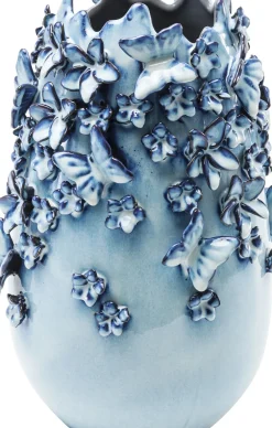 KARE24.se Vas Butterflies Ljusblå 35cm - KARE Design Online