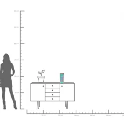 KARE24.se Vas Phenom - Grön 33cm - KARE Design