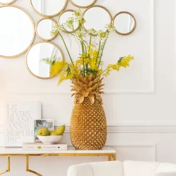 KARE24.se Vas Pineapple Guld, 50cm - KARE Design Clearance