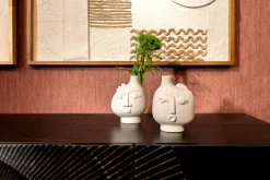 KARE24.se Vas Spherical Face Höger - Vit, 16cm - KARE Design Discount