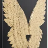 KARE24.se Väggdekoration Wings Guld Svart 120x120cm - KARE Design Hot