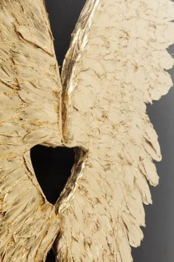 KARE24.se Väggdekoration Wings Guld Svart 120x120cm - KARE Design Hot