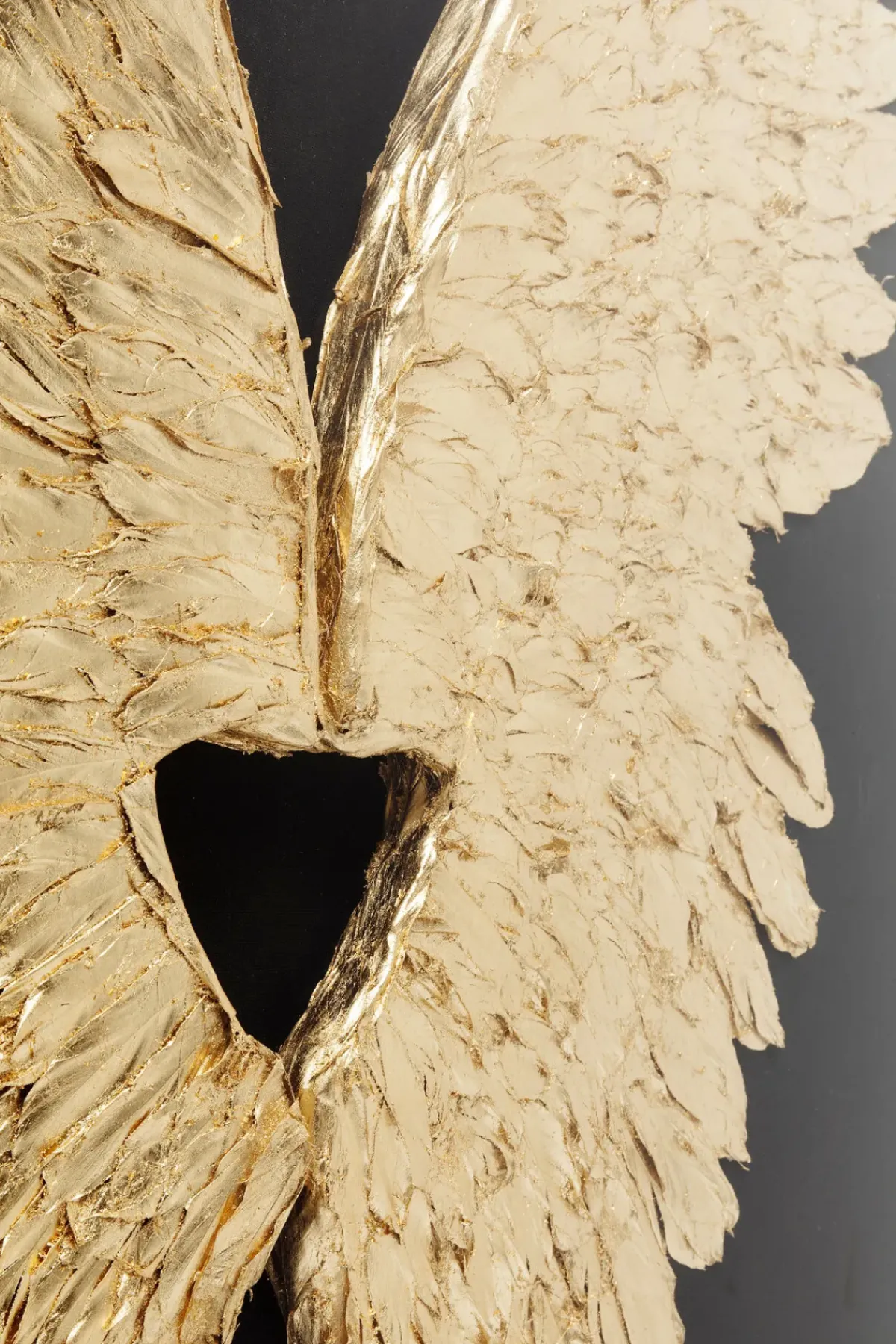 KARE24.se Väggdekoration Wings Guld Svart 120x120cm - KARE Design Hot
