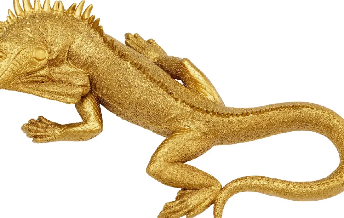 KARE24.se Väggdekor Lizard - Guld, 45cm - KARE Design Discount