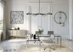 KARE24.se Väggklocka Clip Silver, Ø60cm - KARE Design Online