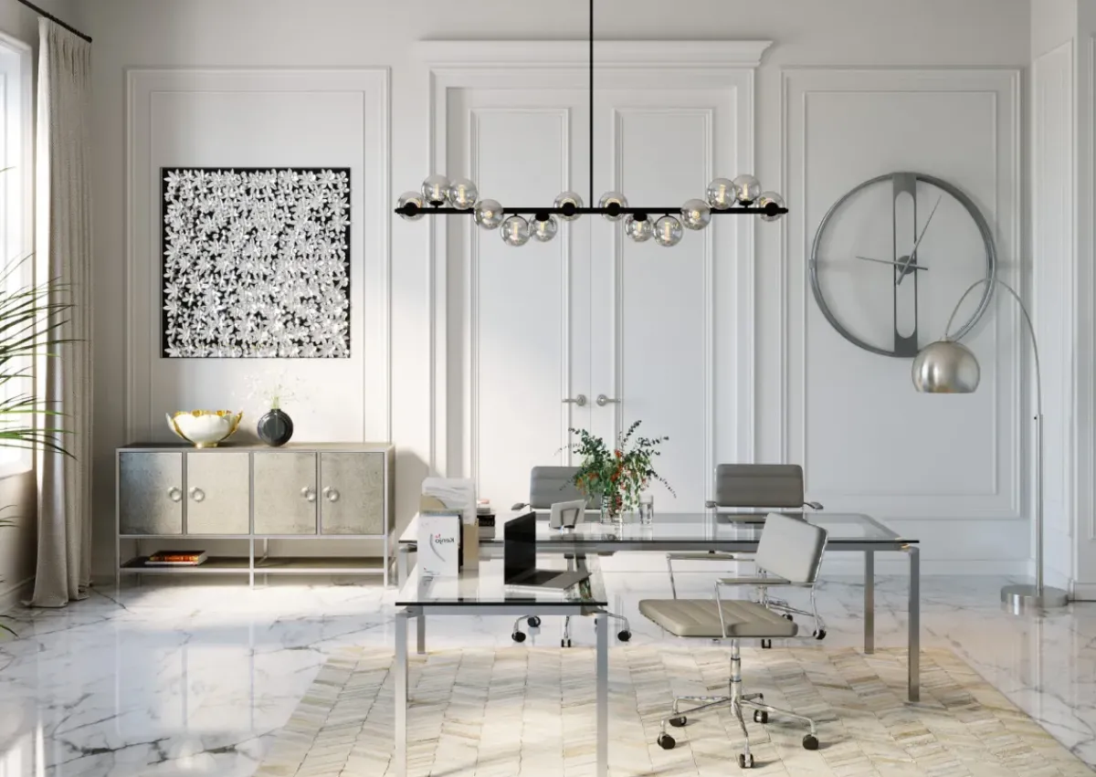 KARE24.se Väggklocka Clip Silver, Ø60cm - KARE Design Online