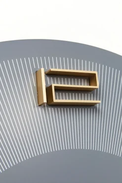 KARE24.se Väggklocka Leonardo Grå/Guld - KARE Design Outlet