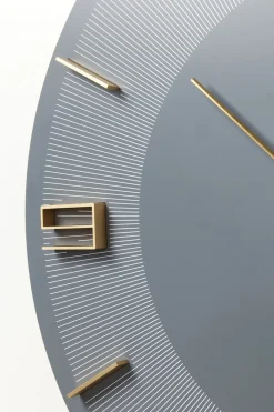 KARE24.se Väggklocka Leonardo Grå/Guld - KARE Design Outlet