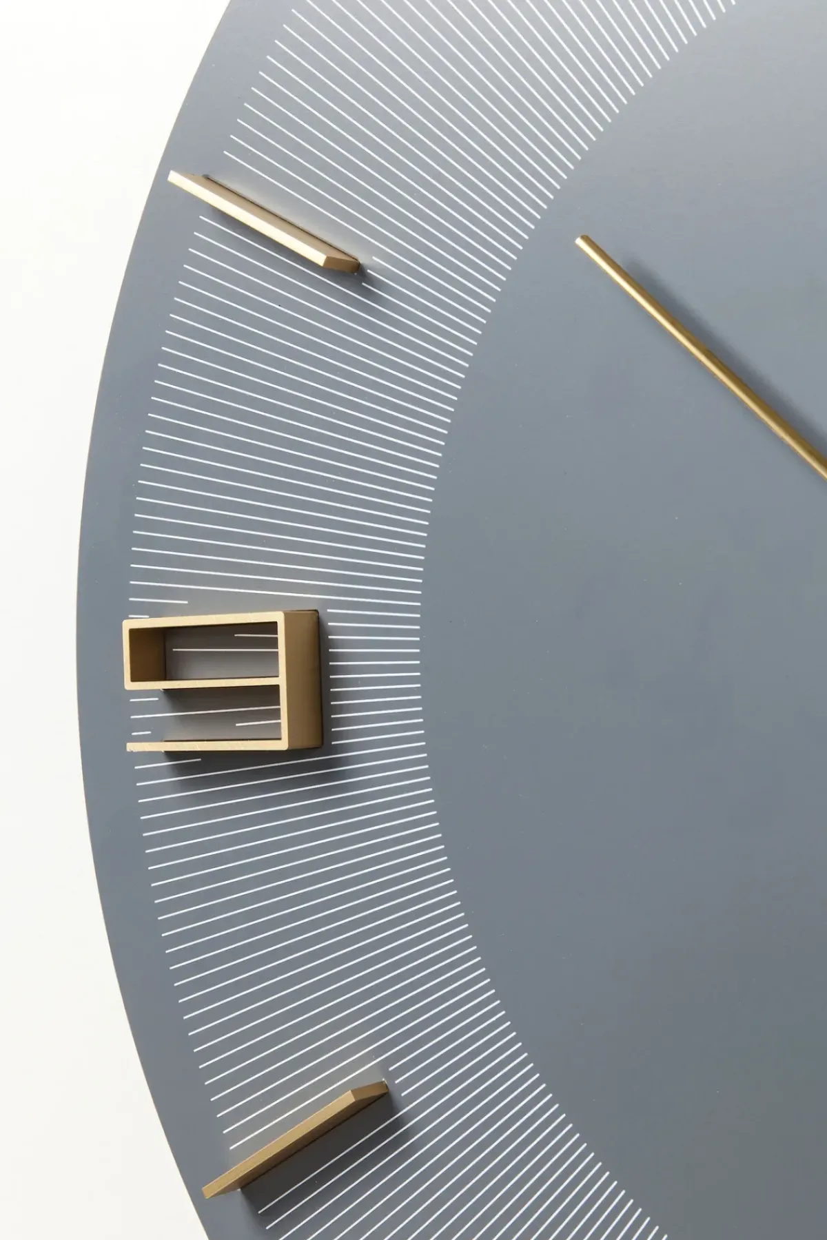KARE24.se Väggklocka Leonardo Grå/Guld - KARE Design Outlet