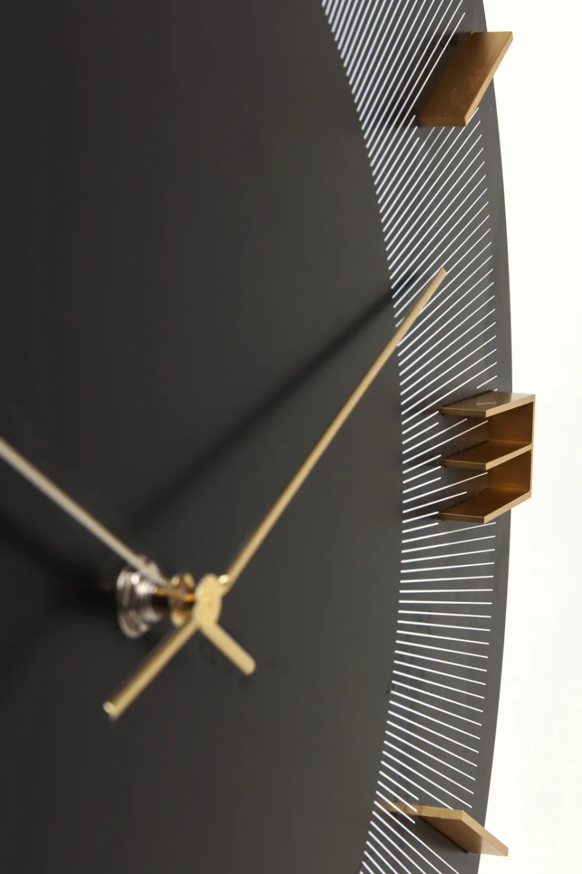 KARE24.se Väggklocka Leonardo Svart, Ø50cm - KARE Design Online